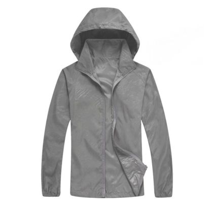 JACKETW Women's Lightweight Hooded Waterproof Track Rain Jacket-AMJK405-2