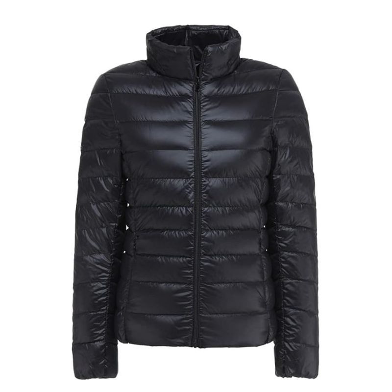 JACKETW Women Winter Puffer Jacket Portable Windproof Coat -CN-007