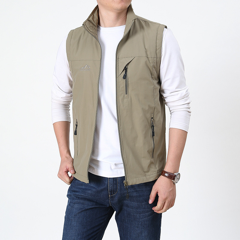 JACKETW Men's Sleeveless Vest Jacket-CAL10021
