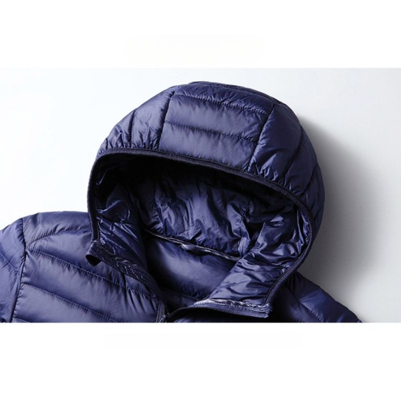 JACKETW Men's Winter Slim Fit  Hood Casual Slim Down Jacket -ZH126