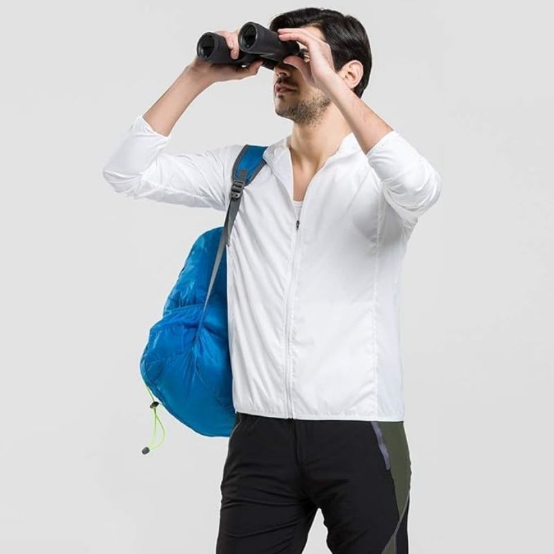 JACKETW Unisex Quick Dry UV Protect Waterproof Windbreaker Sports Jacket -ZH139 