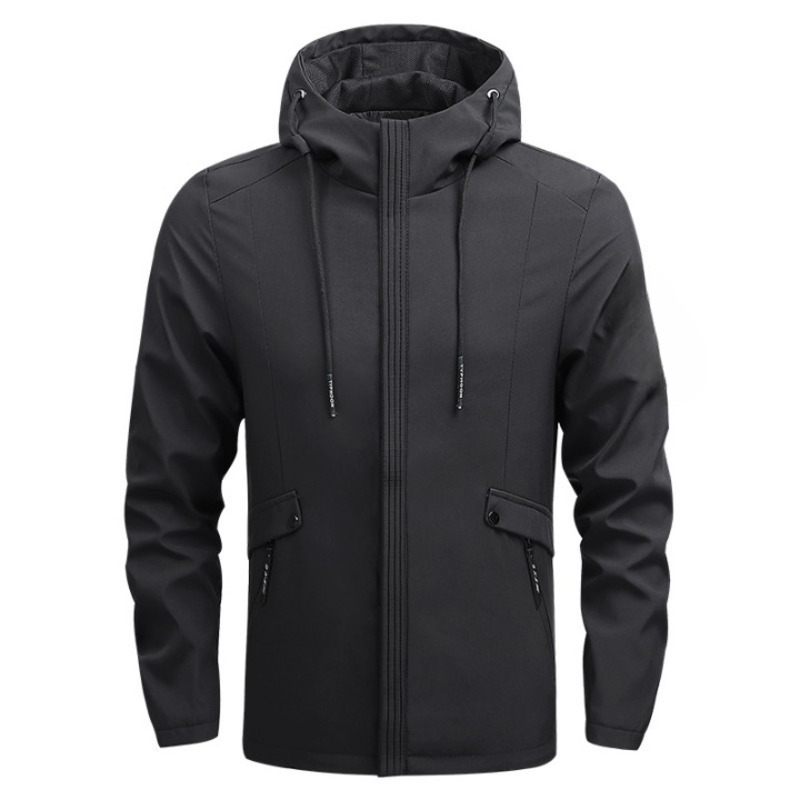 JACKETW Men's Spring Casual Zipper Hooded Fashion Jacket-CAL10047