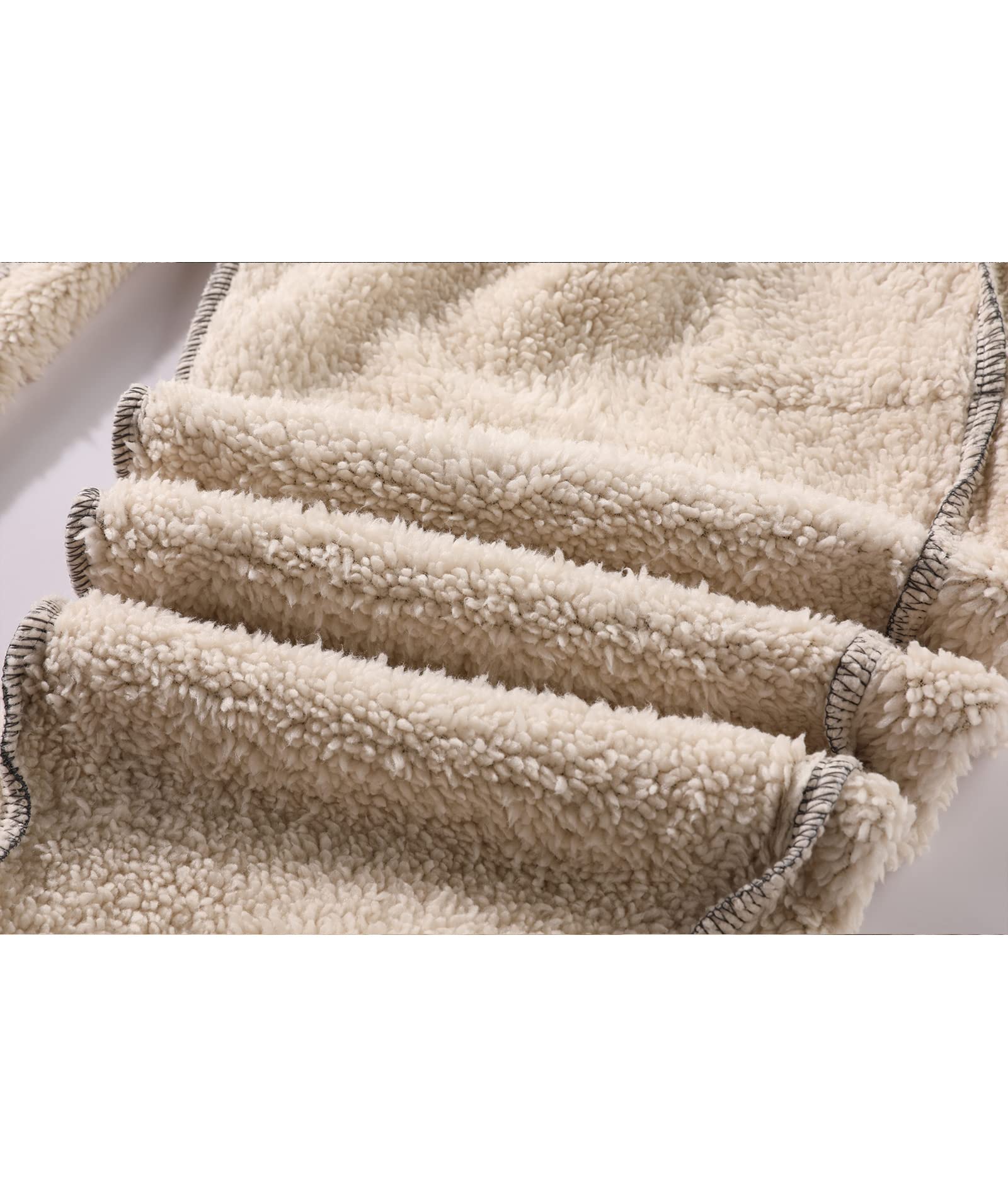 Men's Solid Color Drawstring Fleece Warm Sweatpant-CFMYD00002