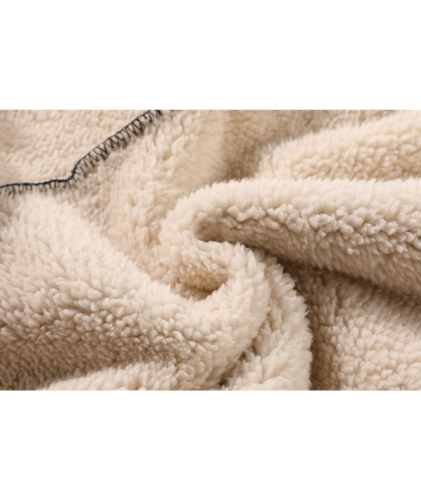 Men's Solid Color Drawstring Fleece Warm Sweatpant-CFMYD00002