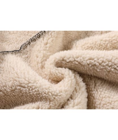 Men's Solid Color Drawstring Fleece Warm Sweatpant-CFMYD00002