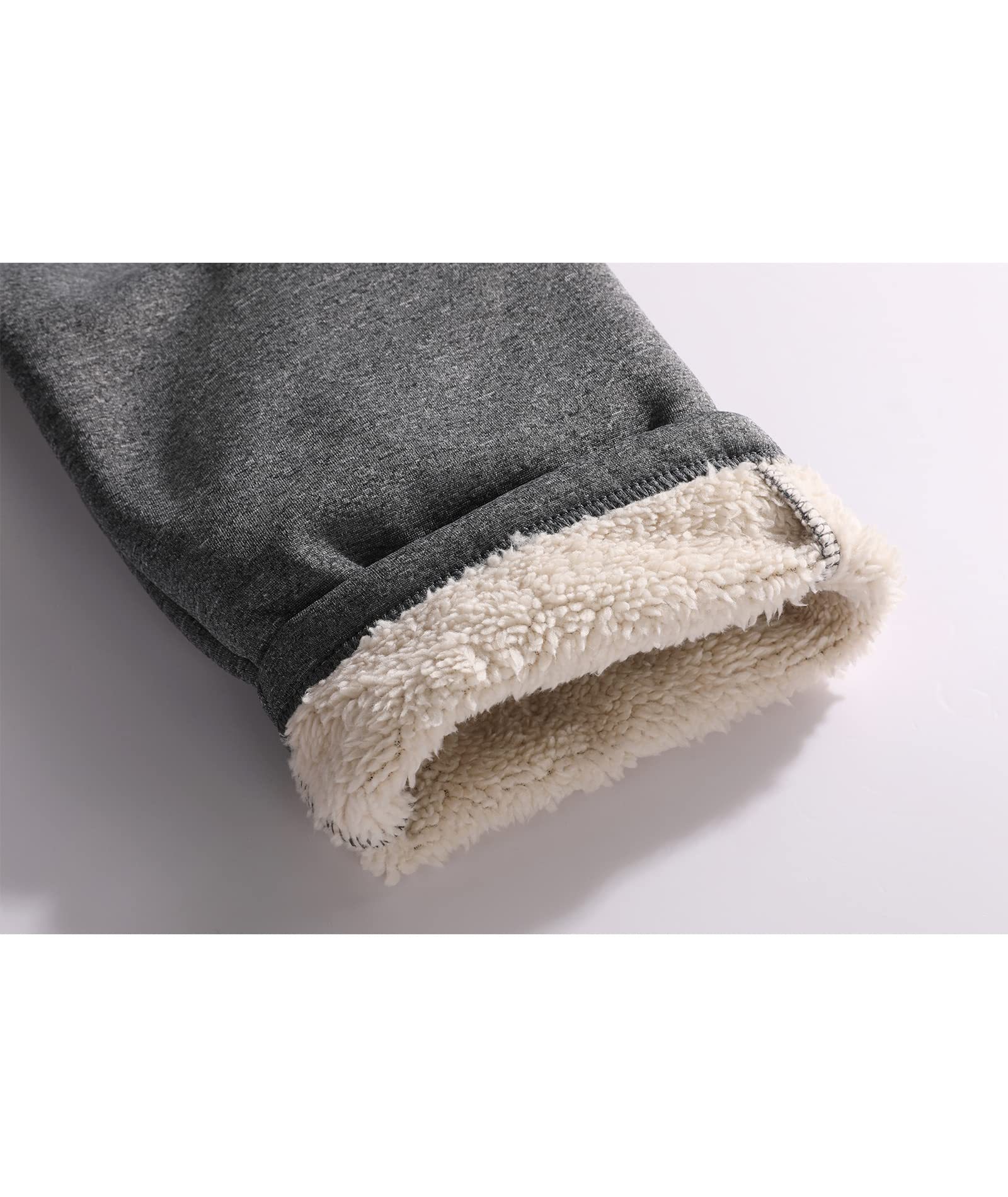 Men's Multi Pockets Fleece Warm SweatPant-CFMGK00021