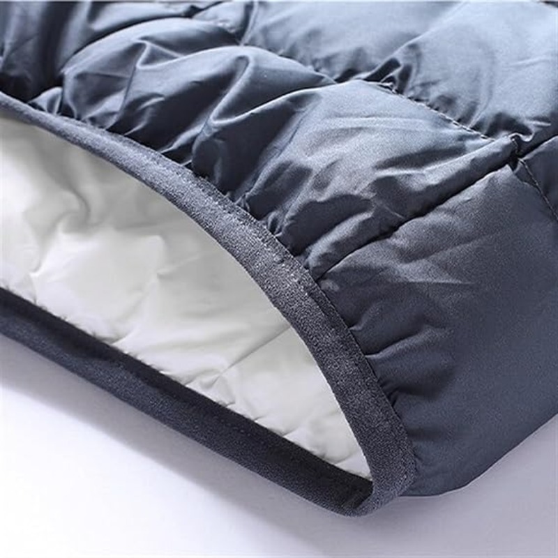 JACKETW Men's Gradient Hooded Lightweight Down Puffer Jackets-0P34