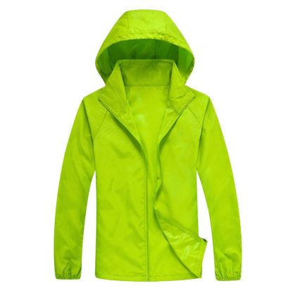 JACKETW Women's Lightweight Hooded Waterproof Track Rain Jacket-AMJK40