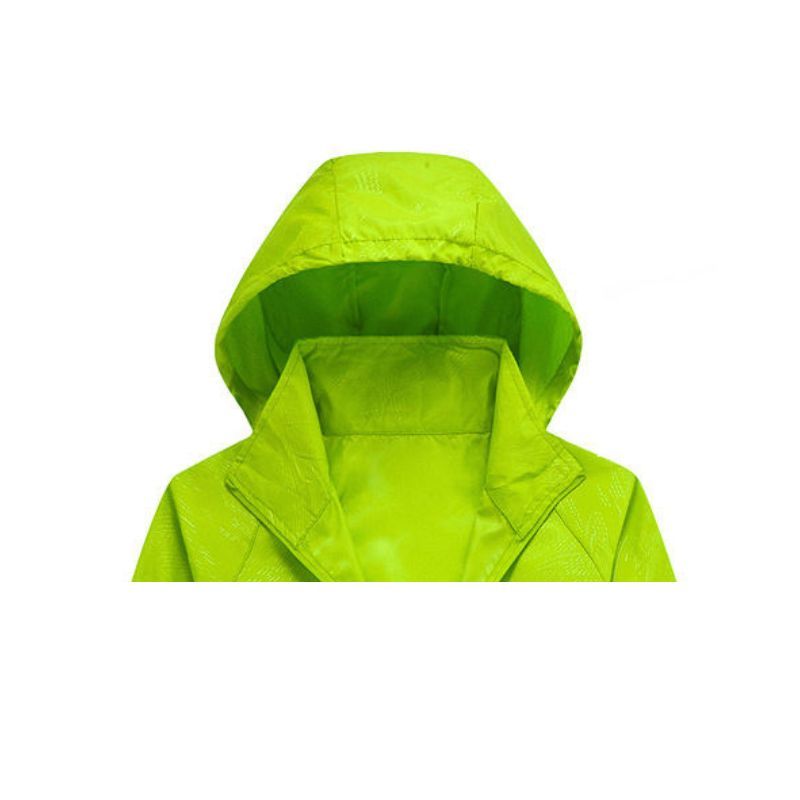 JACKETW Women's Lightweight Hooded Waterproof Track Rain Jacket-AMJK405-2