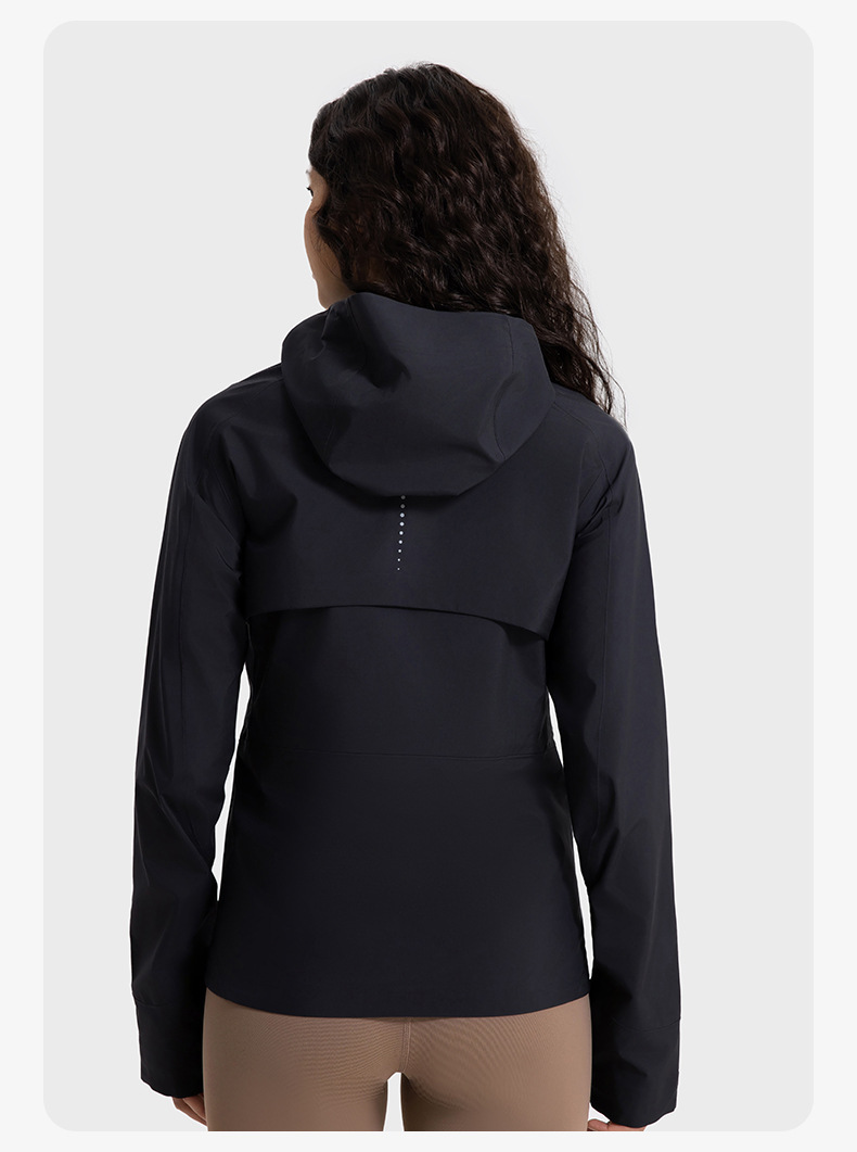 JACKETW Women Sports Jacket Windproof Waterproof and Breathable Hooded Jacket DAW044