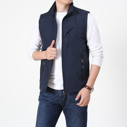 JACKETW Men's Sleeveless Vest Jacket-CAL10021
