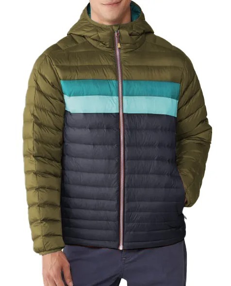 JACKETW Men's Stitching Goose Down Color Matching Jacket- MDJ23112