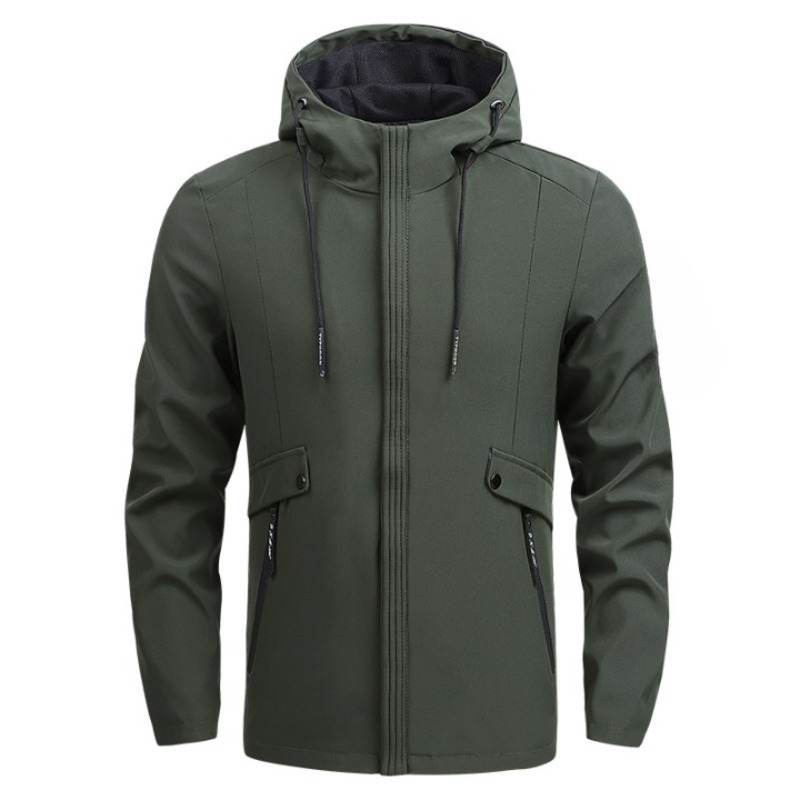 JACKETW Men's Spring Casual Zipper Hooded Fashion Jacket-CAL10047