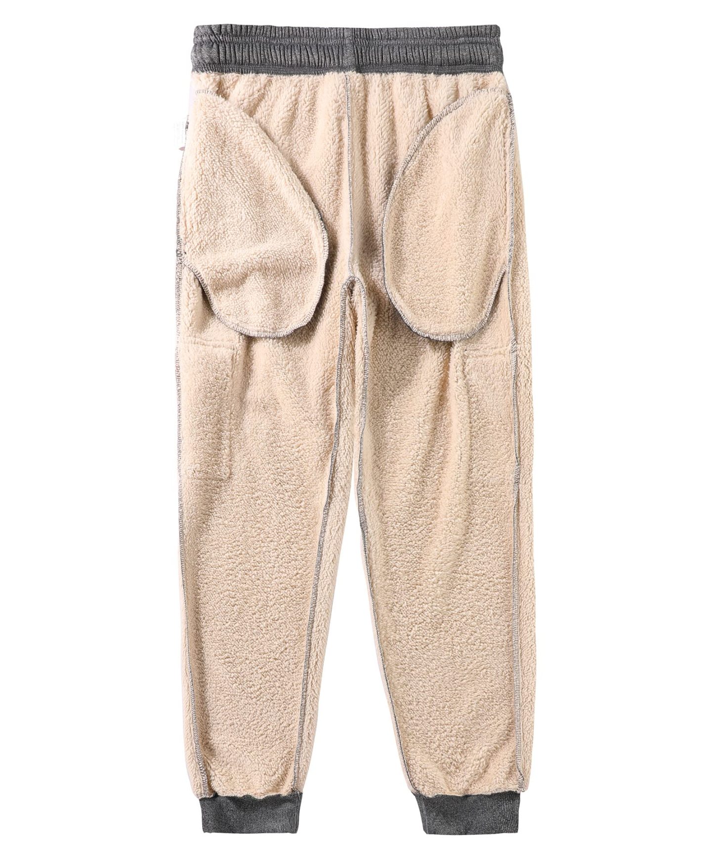 Men's Solid Color Drawstring Fleece Warm Sweatpant-CFMYD00002