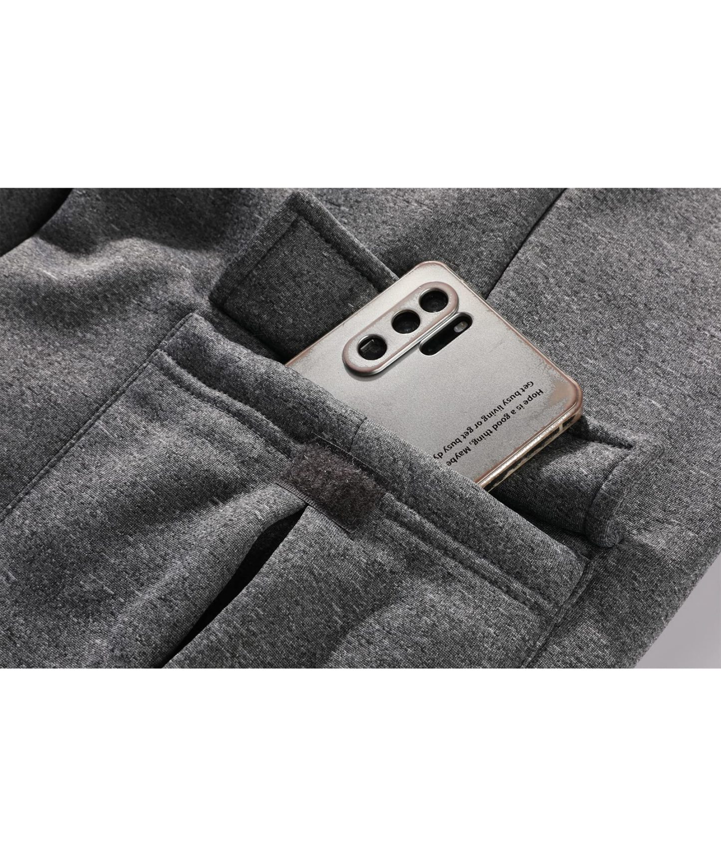 Men's Multi Pockets Fleece Warm SweatPant-CFMGK00021