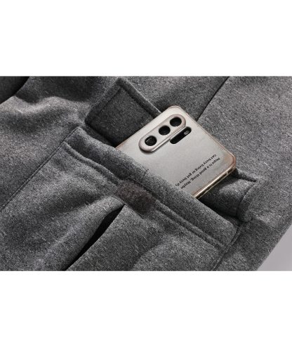 Men's Multi Pockets Fleece Warm SweatPant-CFMGK00021