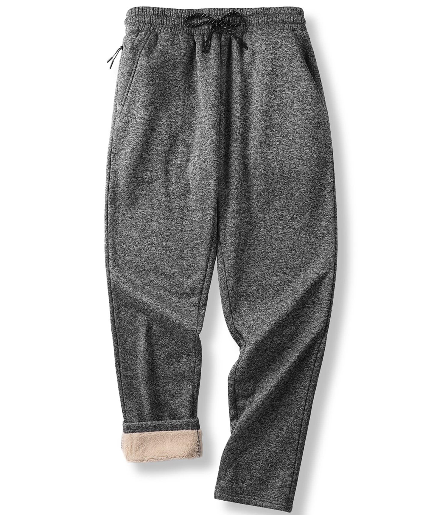 Men's Fleece Warm Drawstring Casual Sweatpant-CFMXK00005