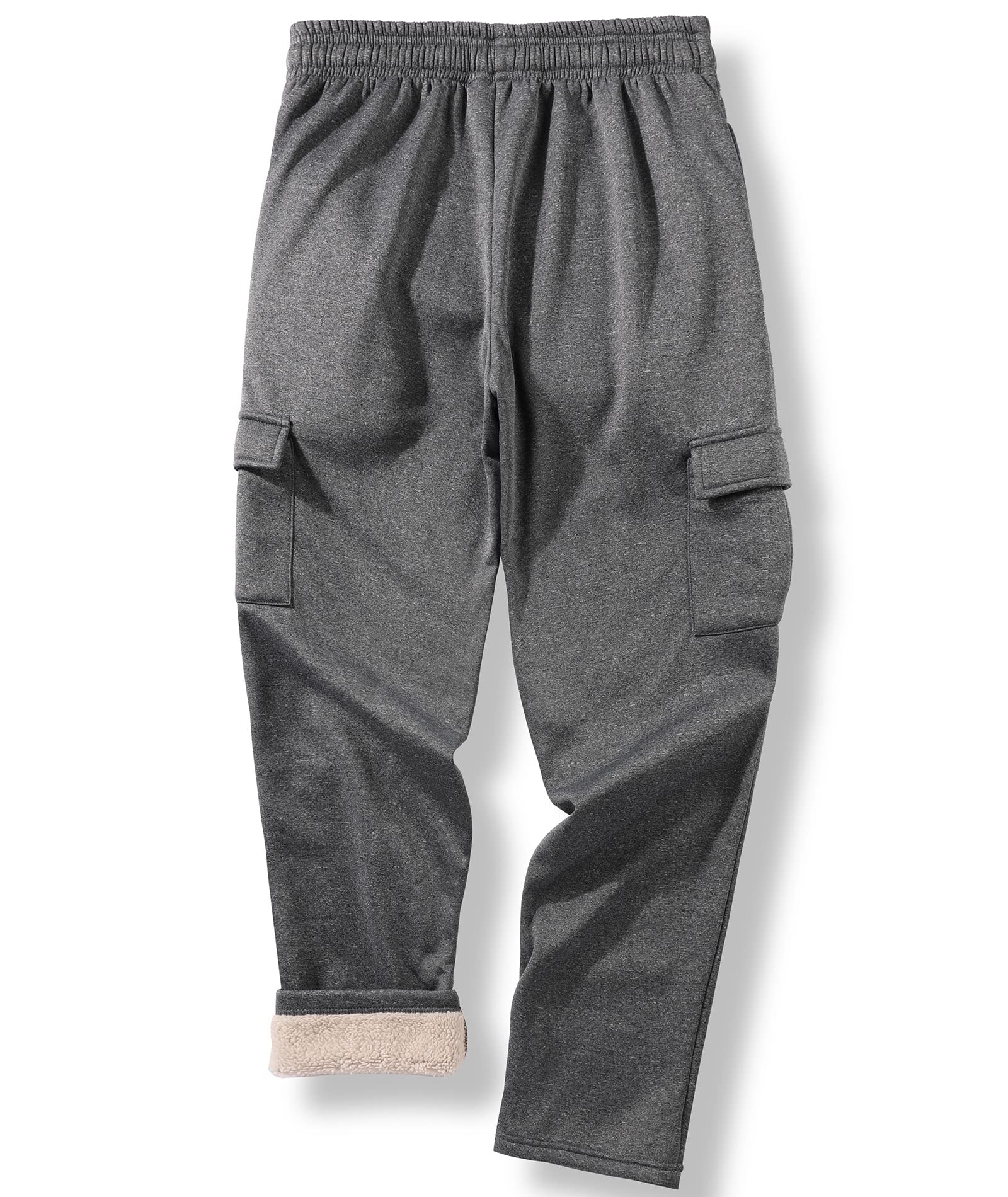 Men's Multi Pockets Fleece Warm SweatPant-CFMGK00021