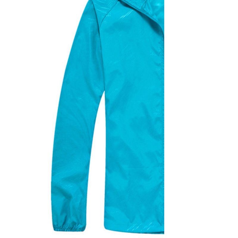 JACKETW Women's Lightweight Hooded Waterproof Track Rain Jacket-AMJK405-2