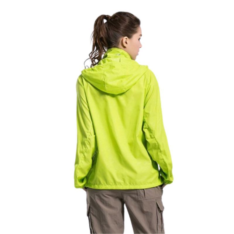 JACKETW Women's Lightweight Hooded Waterproof Track Rain Jacket-AMJK405-2