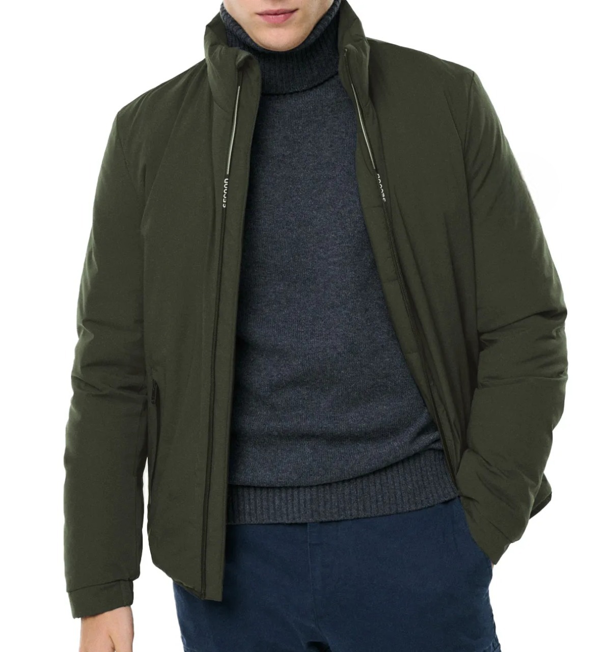 JACKETW Men's Padded Reversible Bomber Jacket-MJ2304