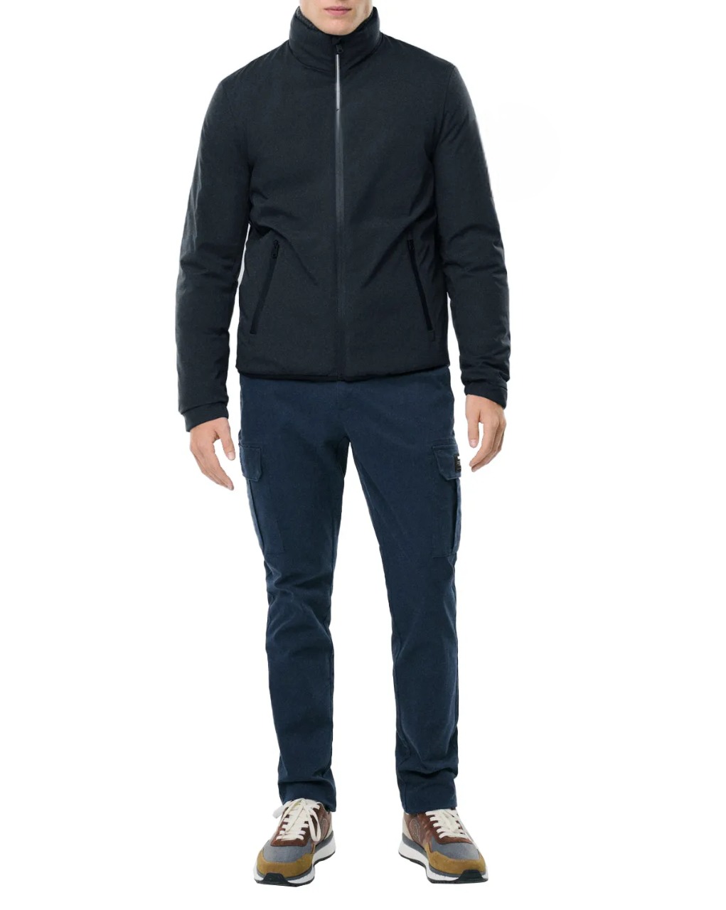 JACKETW Men's Padded Reversible Bomber Jacket-MJ2304