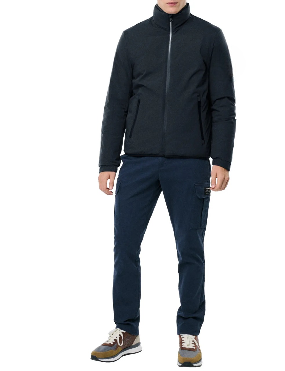 JACKETW Men's Padded Reversible Bomber Jacket-MJ2304