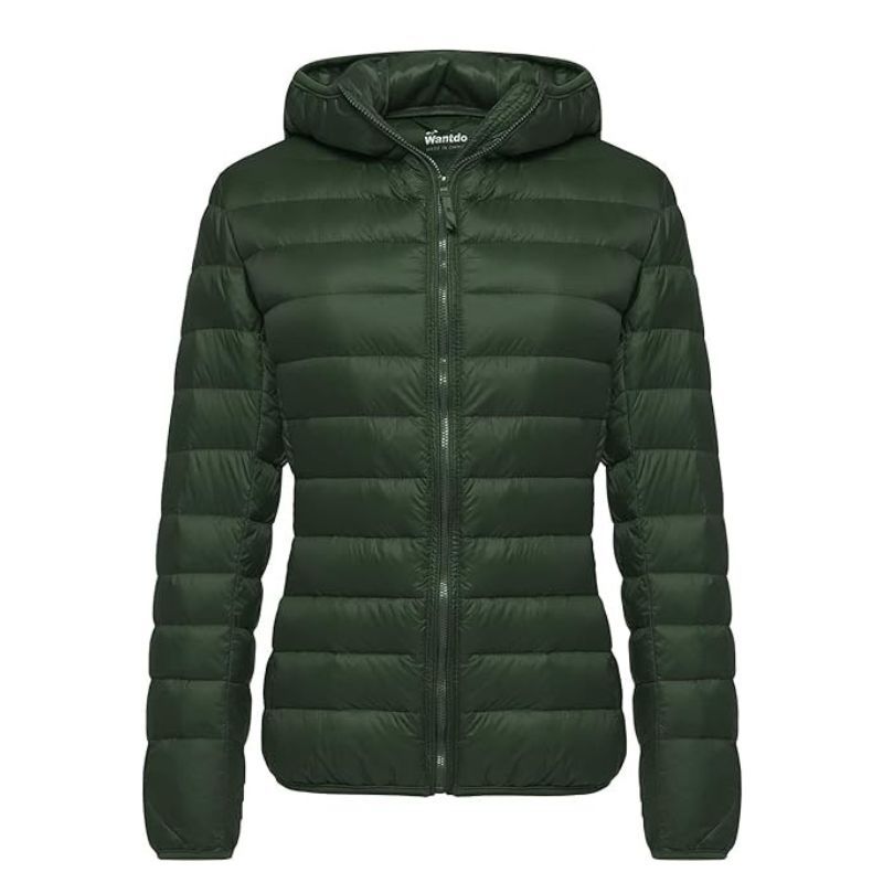 JACKETW Women's Full Zip Lightweight Winter Down Jacket-DJ19005