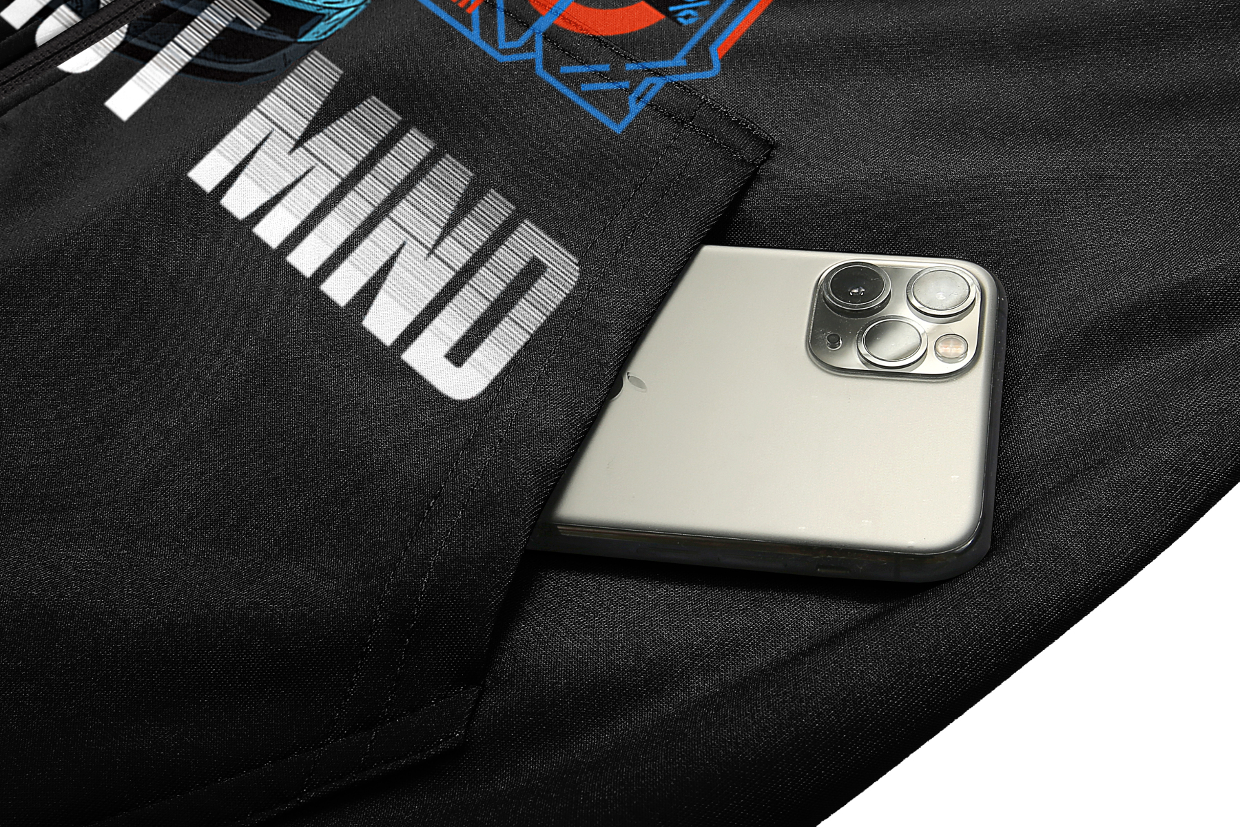 Men's Full Zipper Graphic Print Fleece Hoodie-CUMFH01420