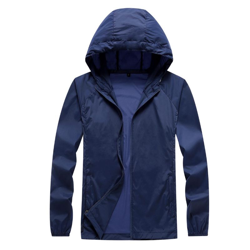 JACKETW Men's Ultra-Thin Breathable Sun Protection Clothing Jacket-ZH137