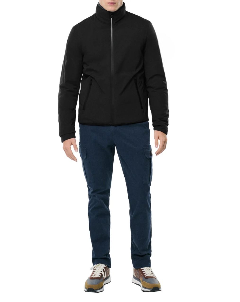 JACKETW Men's Padded Reversible Bomber Jacket-MJ2304