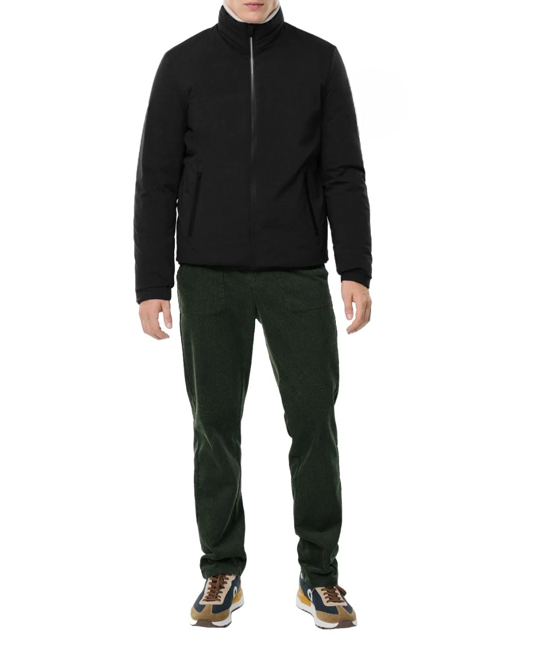 JACKETW Men's Padded Reversible Bomber Jacket-MJ2304