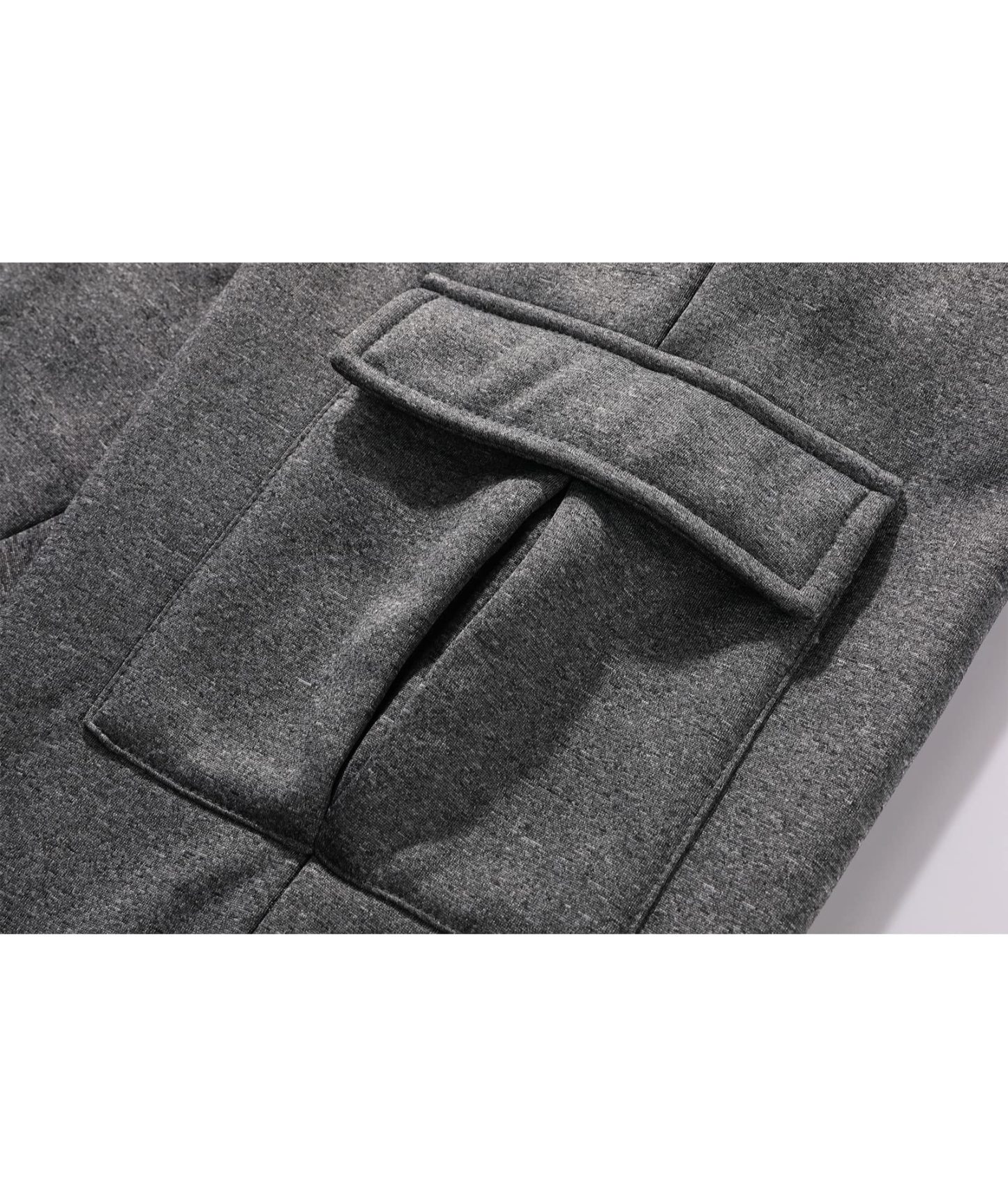 Men's Solid Color Drawstring Fleece Warm Sweatpant-CFMYD00002