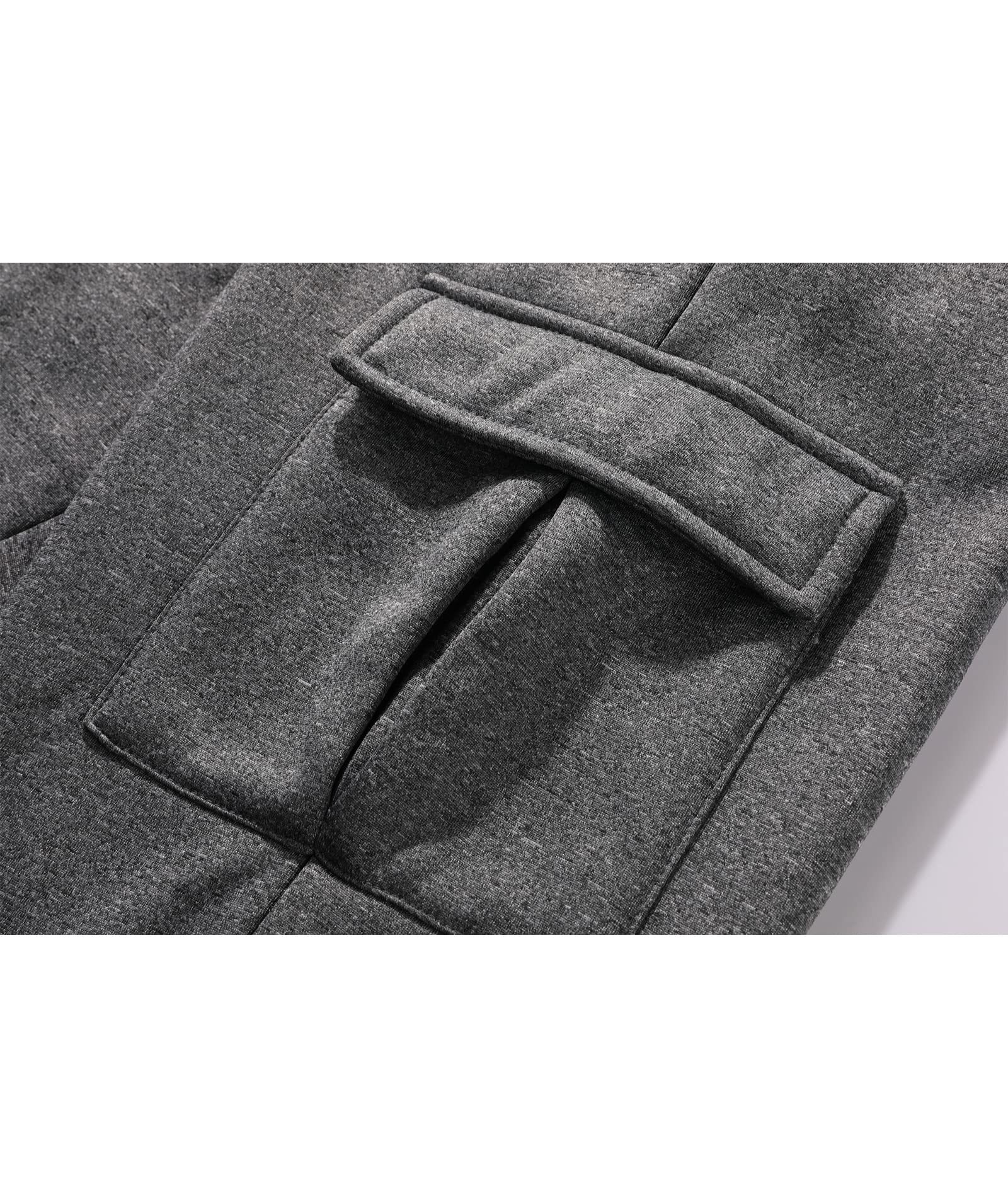 Men's Solid Color Drawstring Fleece Warm Sweatpant-CFMYD00002