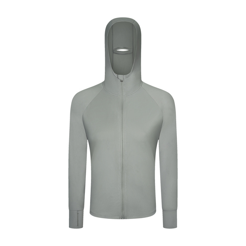 JACKETW Women's Sun Protection Cool Breathable High Elastic Long Hooded Jacket- DS225   