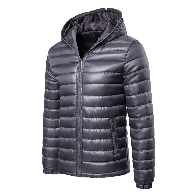 JACKETW Men's Hooded Long Sleeve Lightweight Down Jacket-ZH125