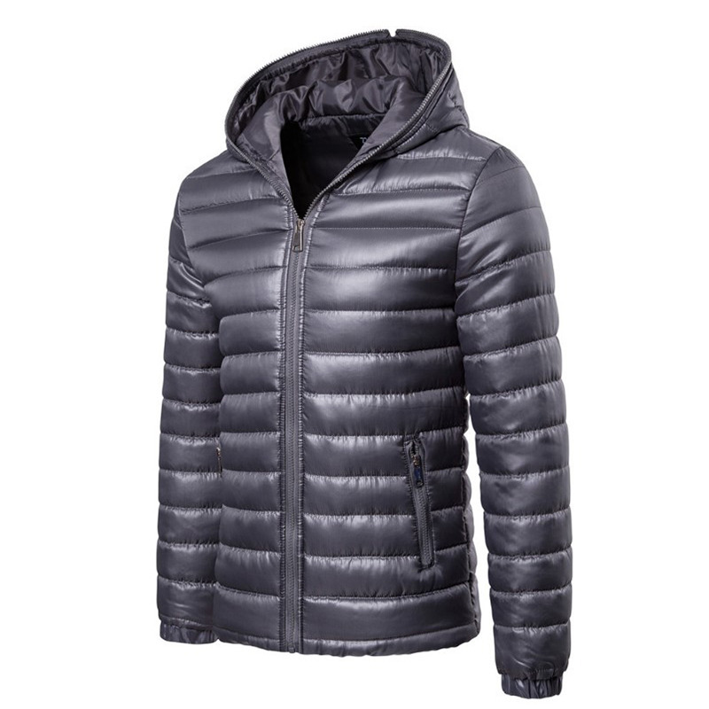 JACKETW Men's Hooded Long Sleeve Lightweight Down Jacket-ZH125