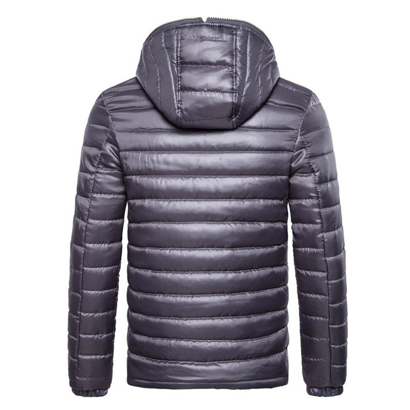 JACKETW Men's Hooded Long Sleeve Lightweight Down Jacket-ZH125