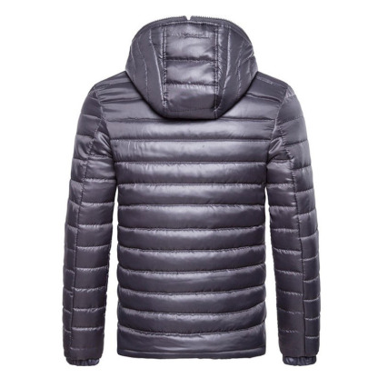 JACKETW Men's Hooded Long Sleeve Lightweight Down Jacket-ZH125