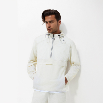 JACKETW Men's Outdoor Sports Cycling Temperament Loose Half-Open Collar Functional Style Long Sleeves  SH-M-T92-Jacketw