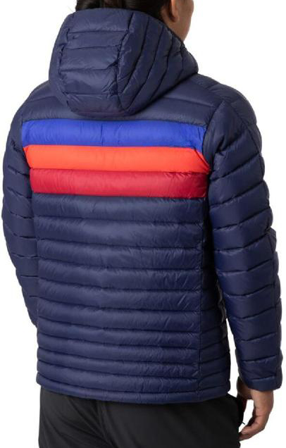 JACKETW Men's Stitching Goose Down Color Matching Jacket- MDJ23112