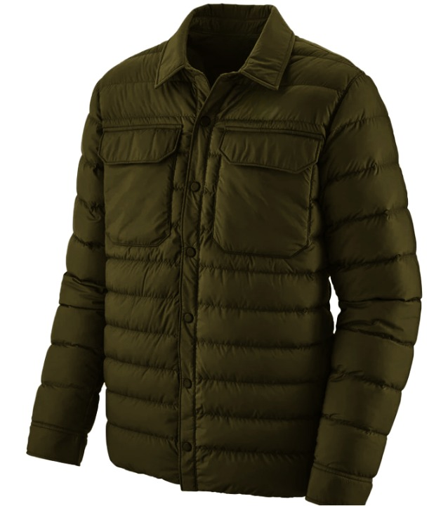 JACKETW Men's M's Silent Down Shirt Jkt Jacket-MPJ23207