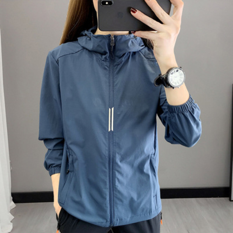 JACKETW Women's Windbreaker Sun Protection Hiking Sports Jacket- ZH106