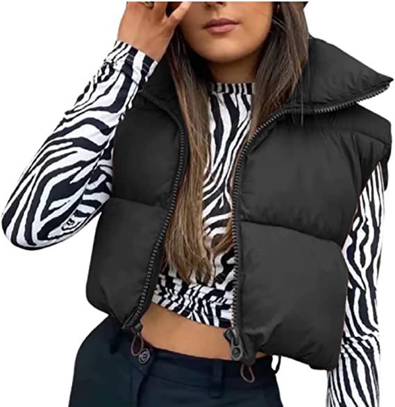 JACKETW Women's Puffer Vest Jacket-v018