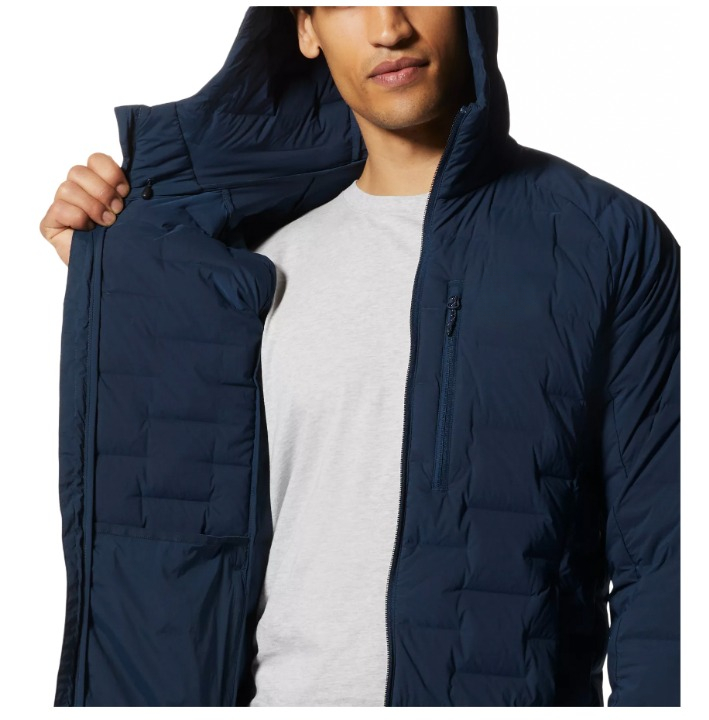 JACKETW Men Mountain Down Jacket MDWJ2303 Deep Navy Blue