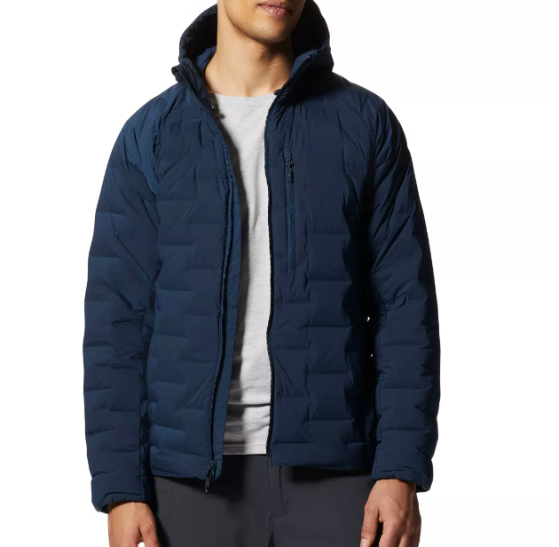 JACKETW Men Mountain Down Jacket MDWJ2303 Deep Navy Blue