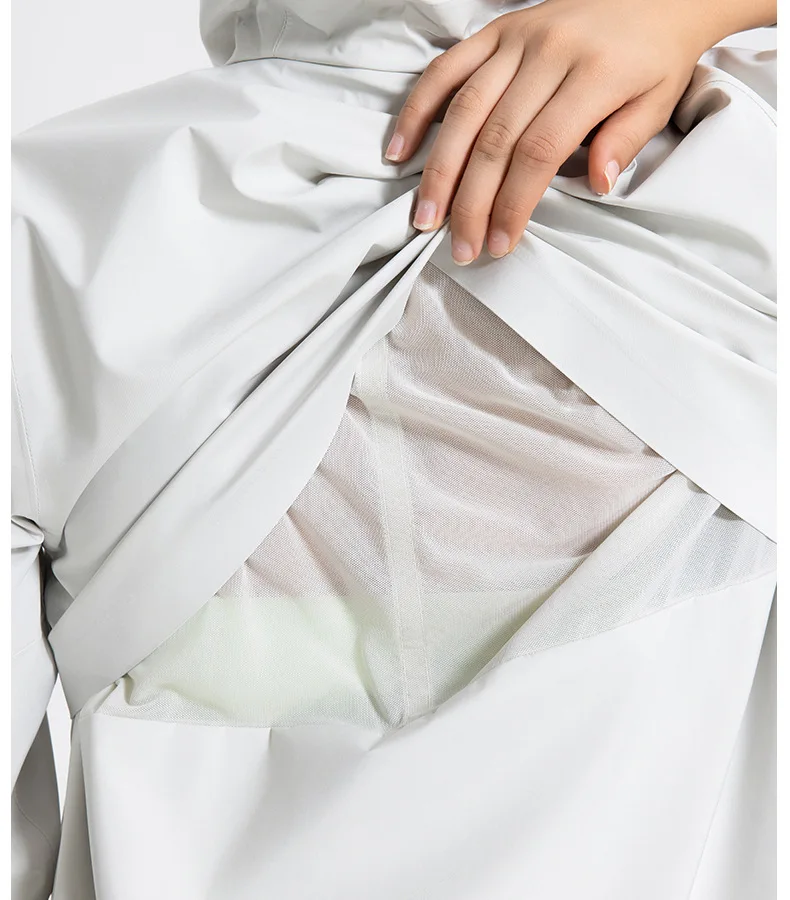 JACKETW Women Windproof Waterproof Short Windbreaker Women's Fashion Versatile Sports Hooded-DAW045