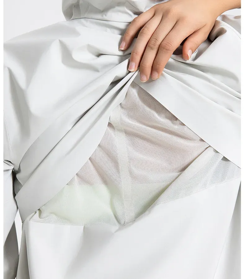 JACKETW Women Windproof Waterproof Short Windbreaker Women's Fashion Versatile Sports Hooded-DAW045