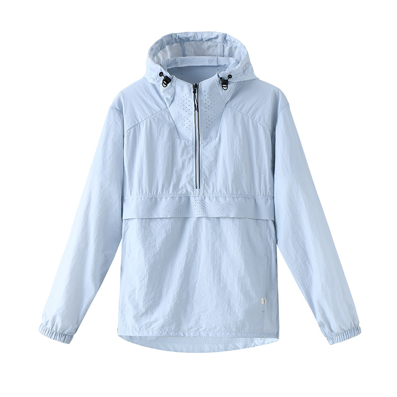 JACKETW Men's Outdoor Sports Cycling Temperament Loose Half-Open Collar Functional Style Long Sleeves  SH-M-T92-Jacketw