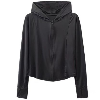 JACKETWSun protection clothing upf50 women's summer slim ice silk sun 